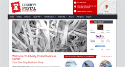 Desktop Screenshot of libertypostal.com